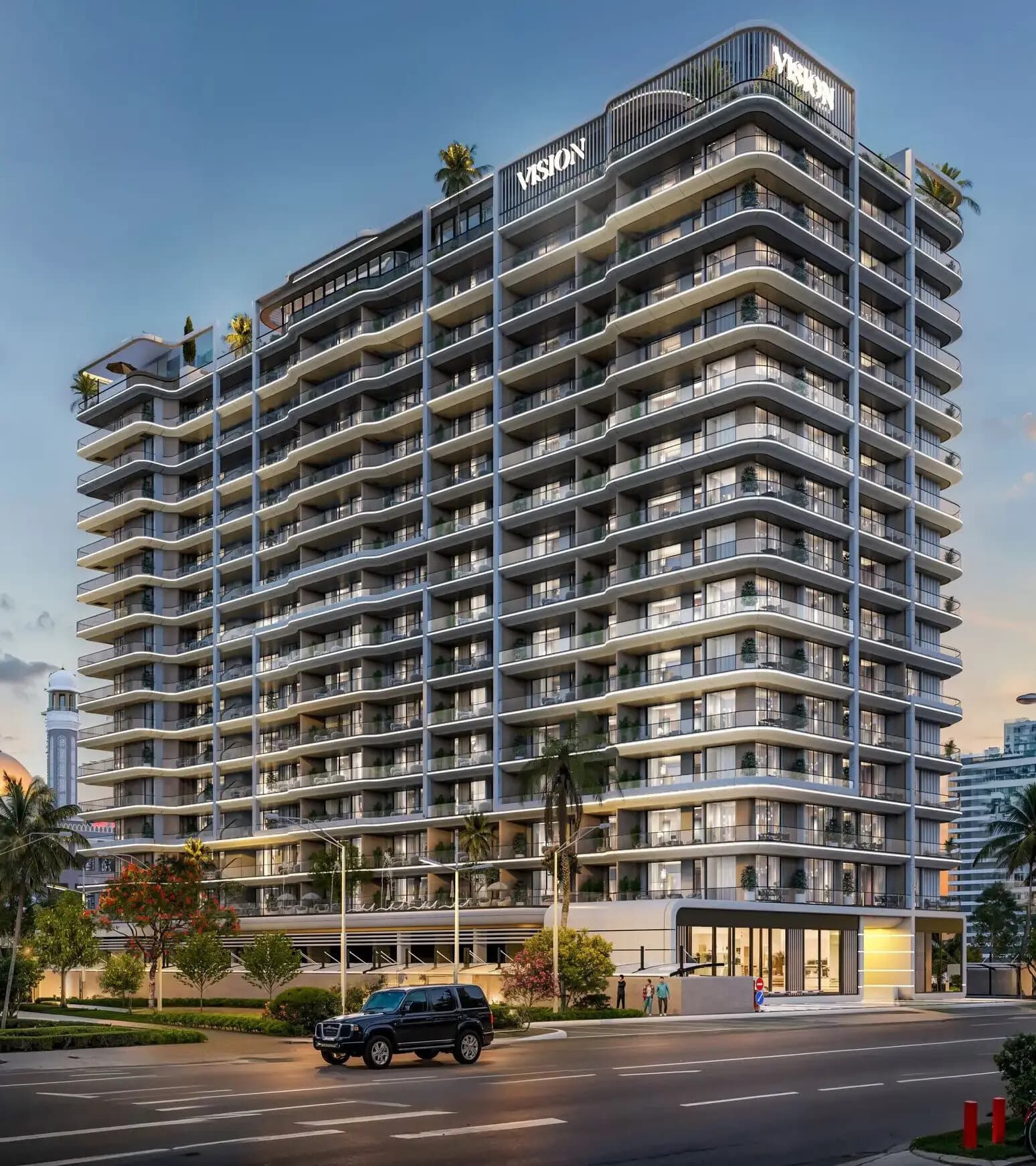 Коммерческое помещение 74 м² на G-этаже в VISTA by Vision, студия, 74 м²