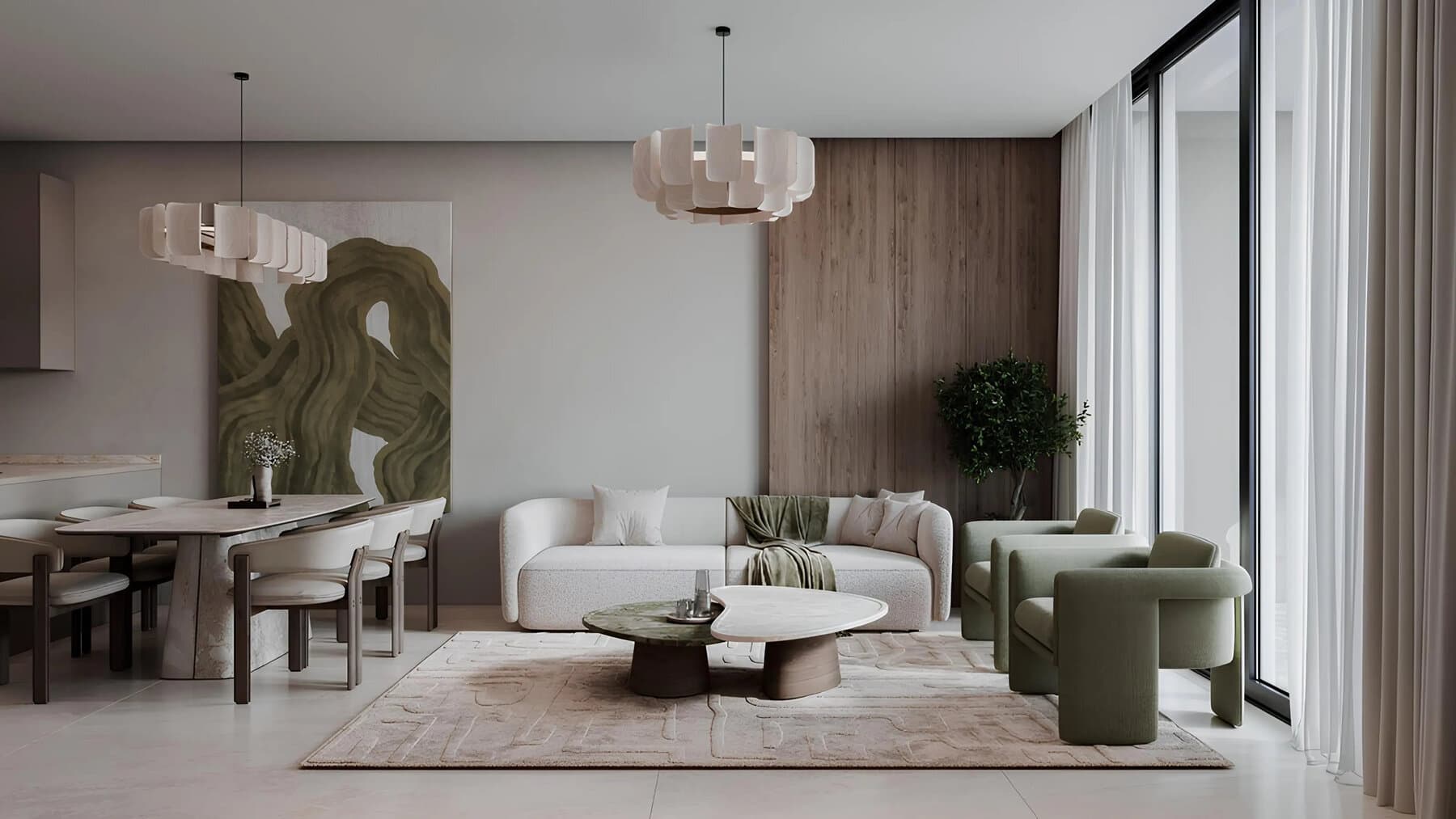 Sıla, 2 yataq otağı, 95 m²