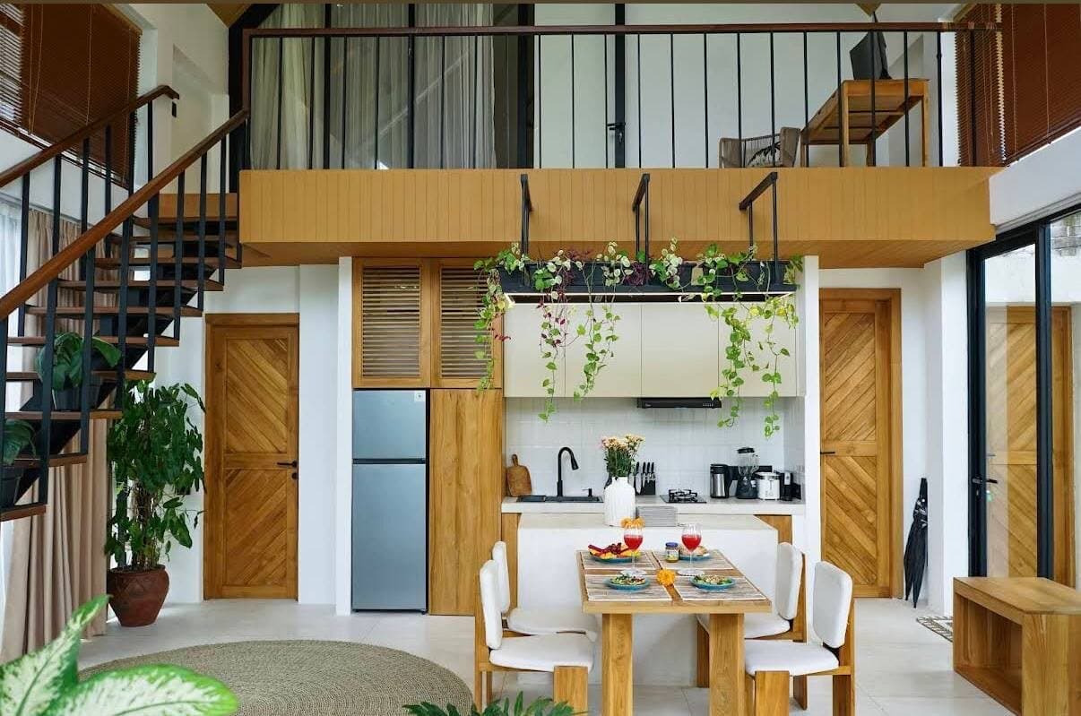 Moderne Villa mit Blick auf die Reisterrassen in Ubud!, 2 Schlafzimmer, 117 m²