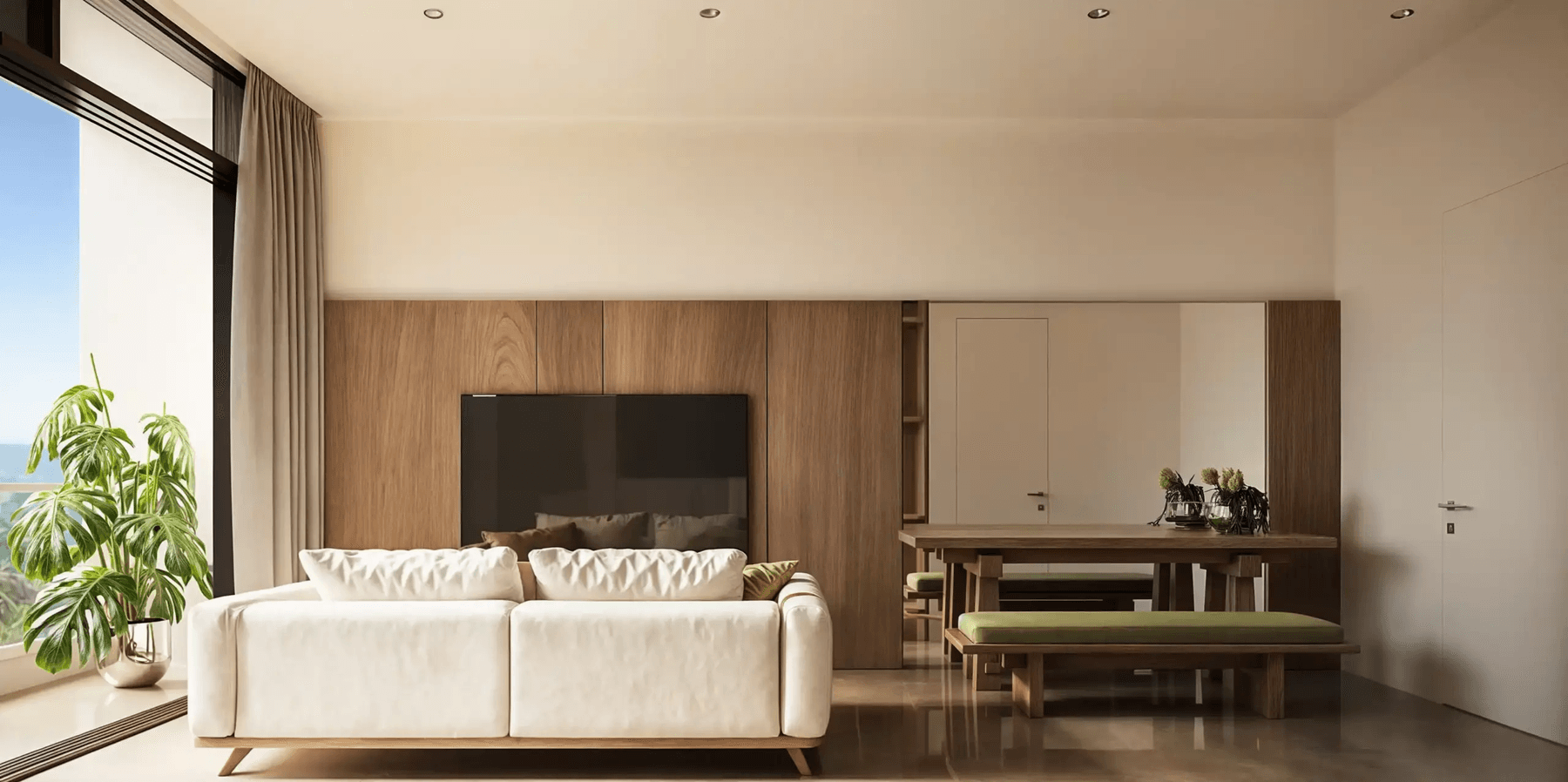 Green Village, studio, 32 m²