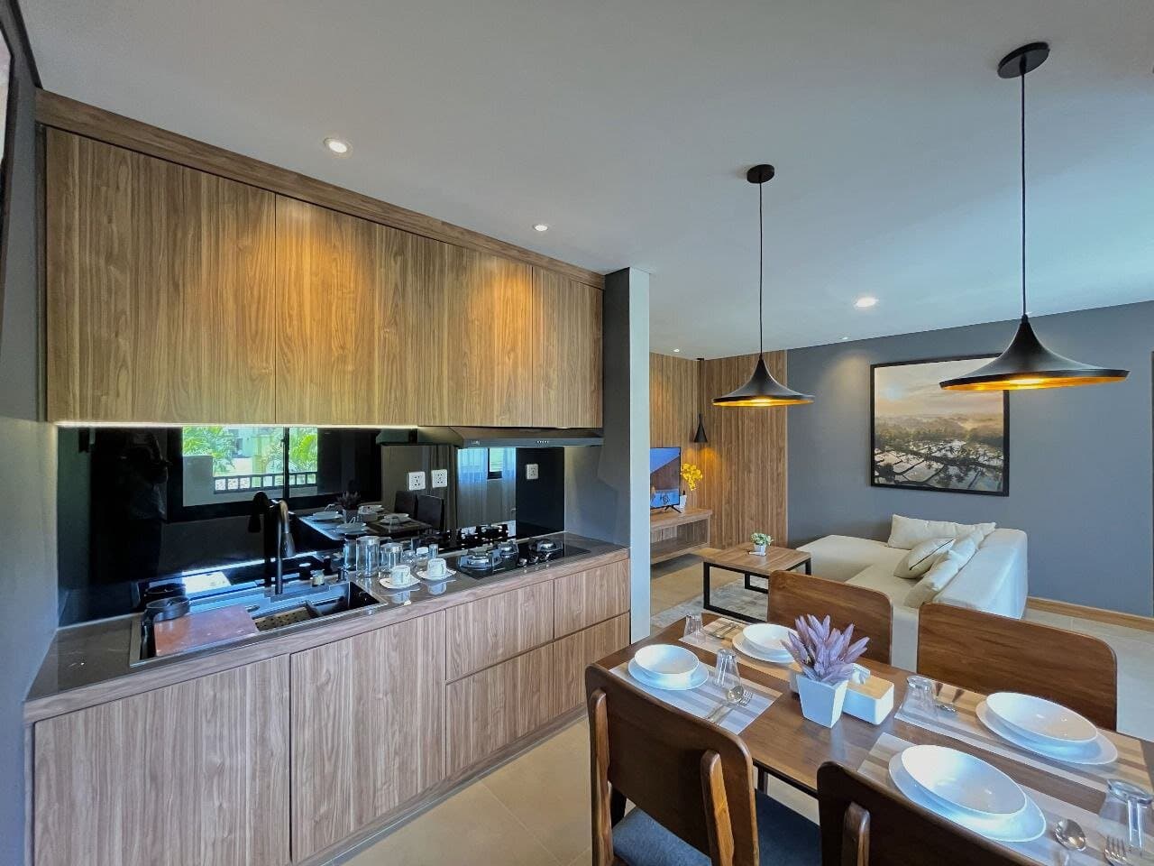 Apartment in einer 4-Sterne-Hotelresidenz in Nusa Dua, 1 Schlafzimmer, 50 m²