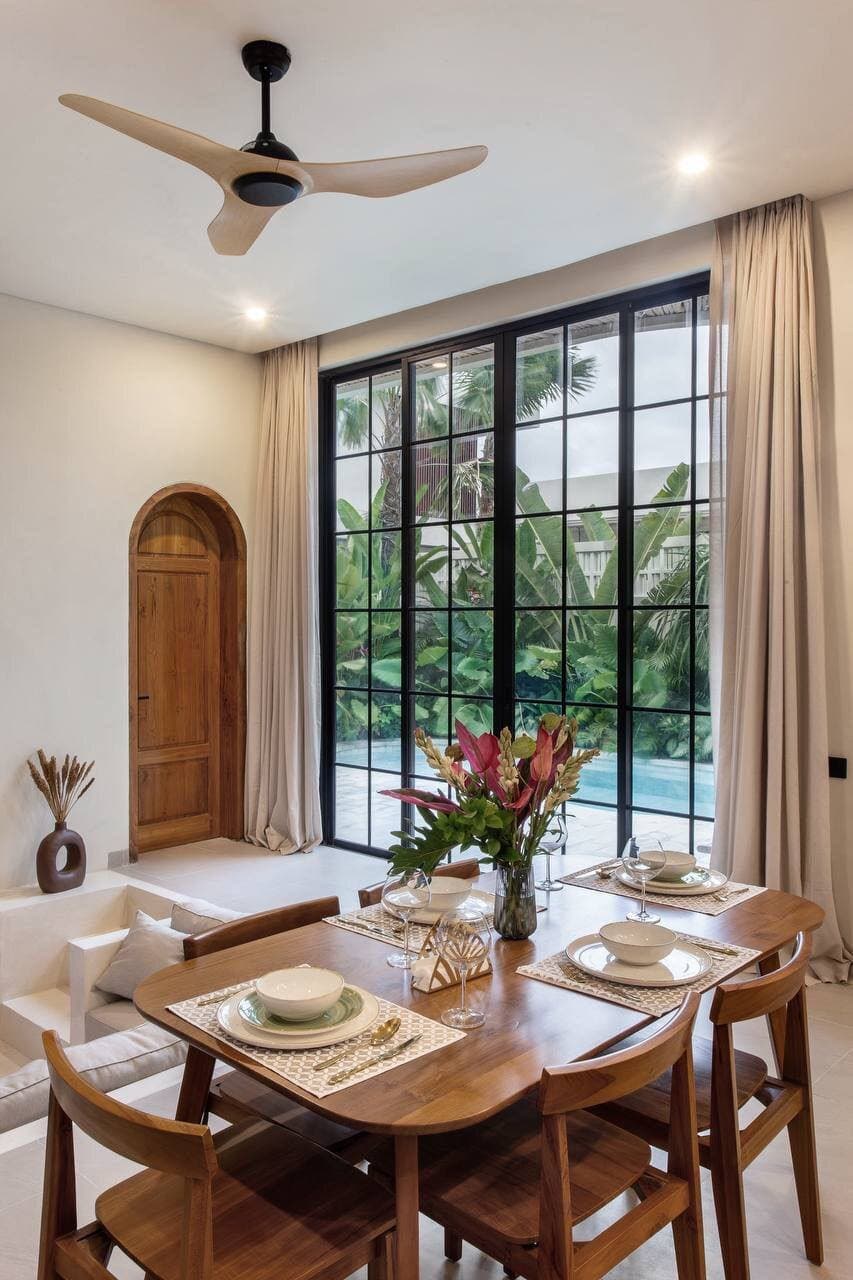 Turistik ərazidə okeandan 450 m məsafədə yeni villa!, 2 yataq otağı, 102 m²