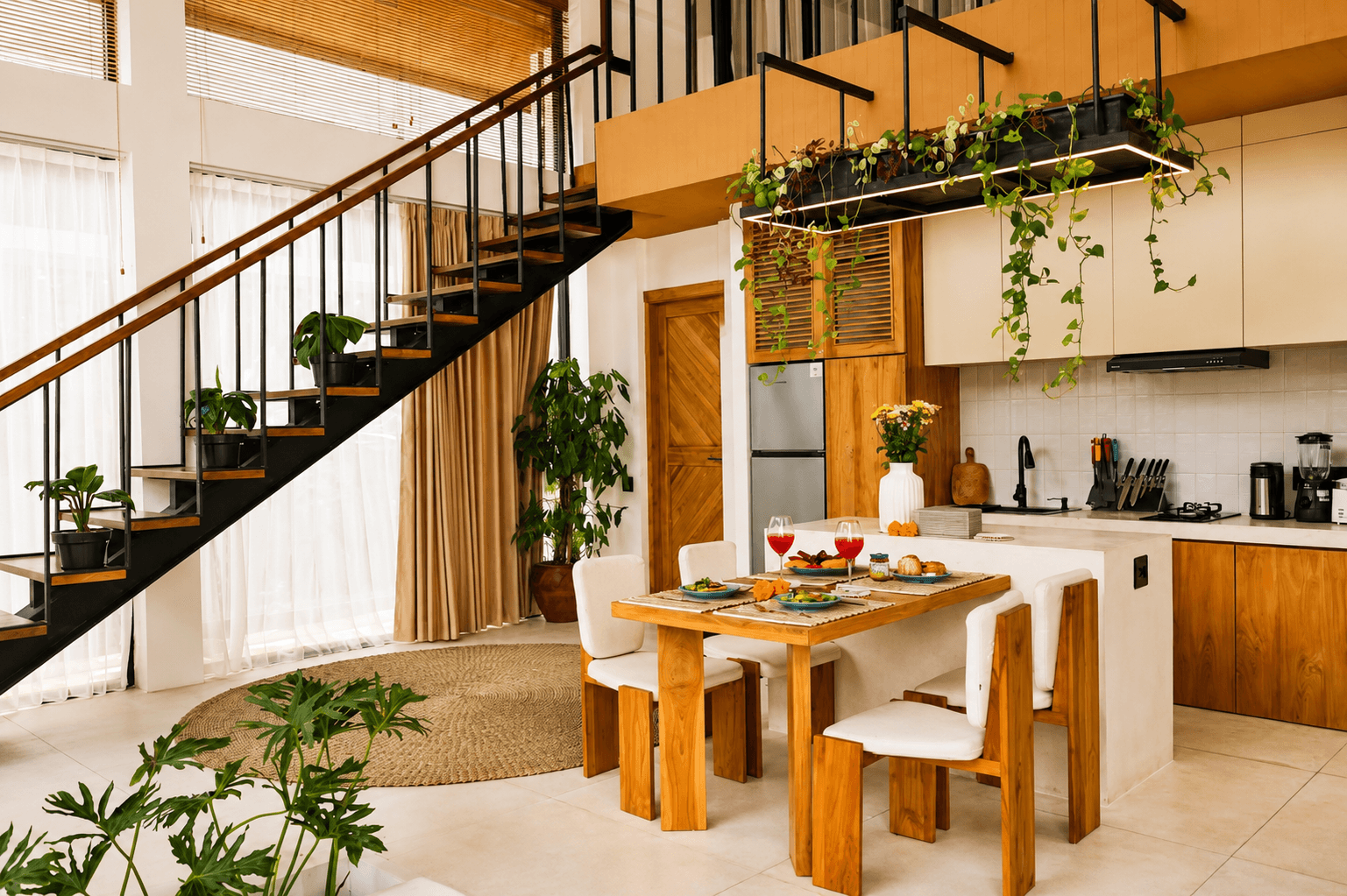 Moderne Villa mit Blick auf die Reisterrassen in Ubud!, 2 Schlafzimmer, 117 m²
