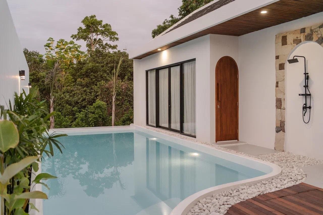 Villa met uitzicht op de jungle in Nyang Nyang, Uluwatu, 2 slaapkamers, 110 m²