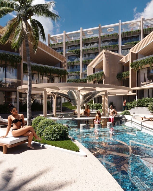 Villas in the Pandawa Hills Villas complex with a unique natural landscape on the ocean., 1 bedrooms, 96 m²