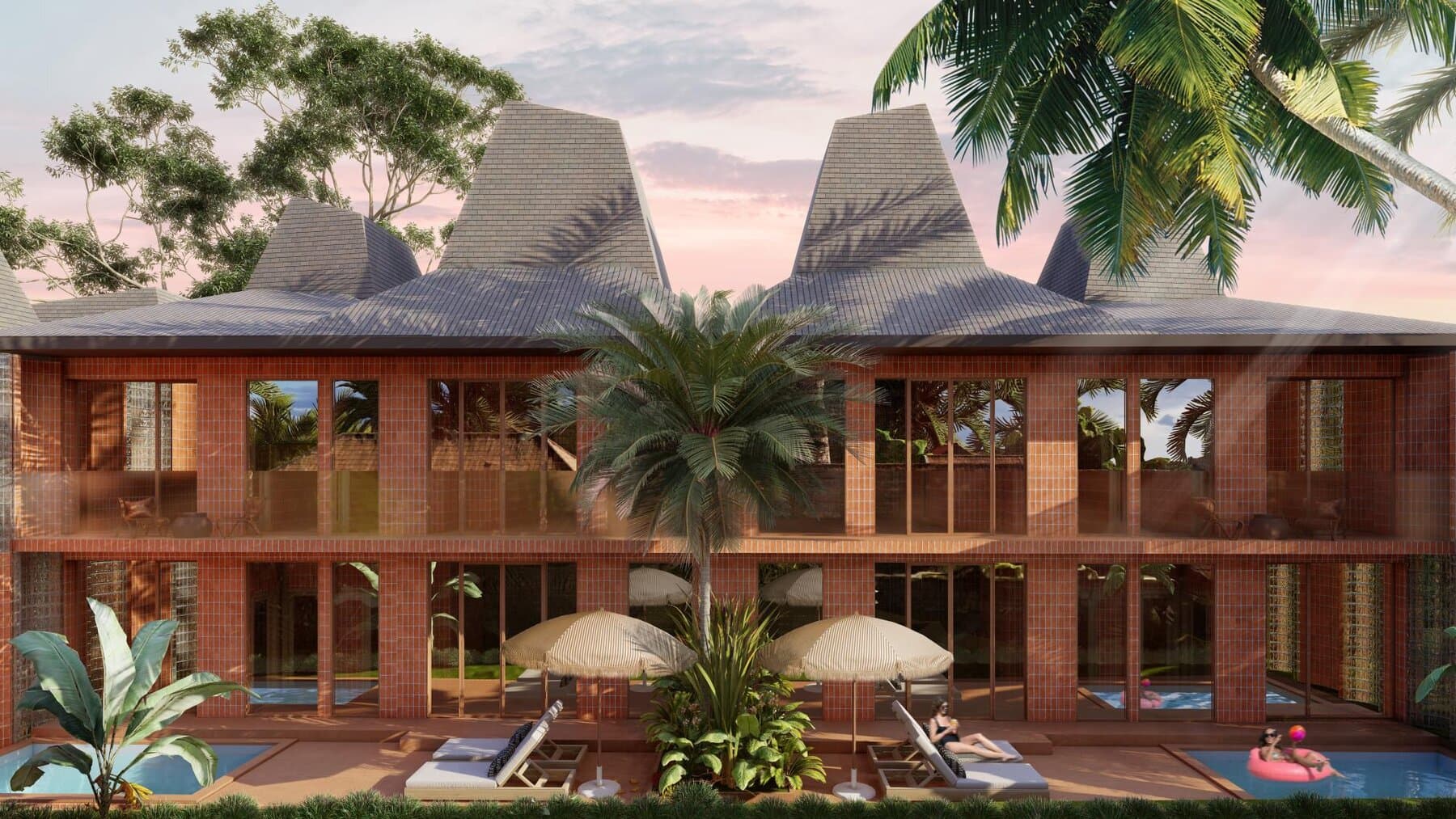 Ihr Investitionsprojekt auf Bali! Moderne Apartments und Stadthäuser mit Smart-Home-Technologie in Ubud!, 1 Schlafzimmer, 55 m²