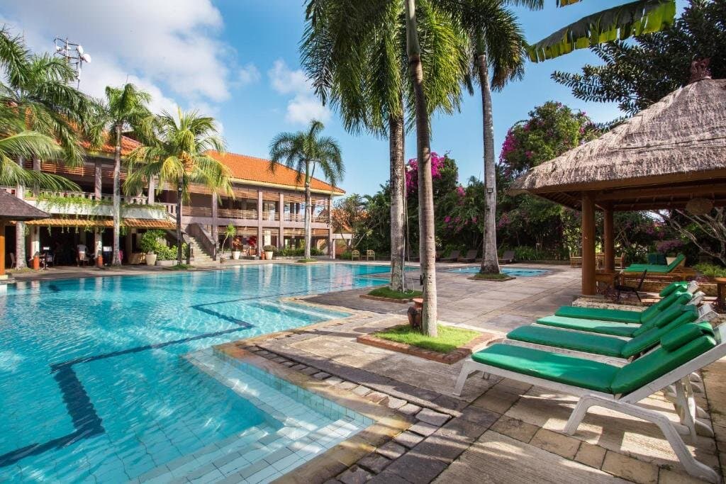 Apartment in einer 4-Sterne-Hotelresidenz in Nusa Dua, 1 Schlafzimmer, 50 m²