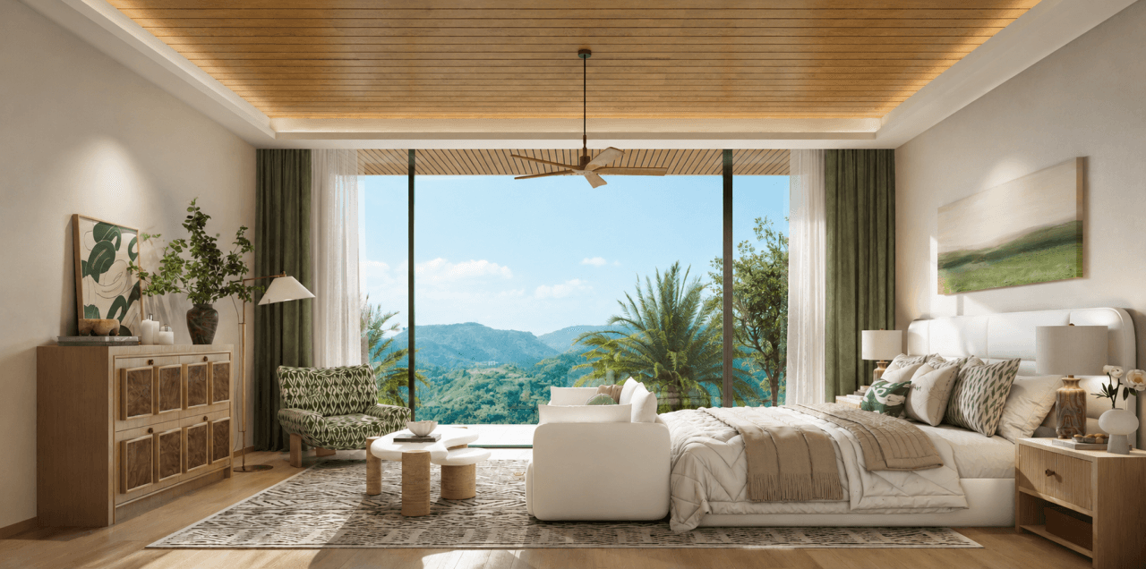 Villas with mountain views in the center of Phuket, 3 bedrooms, 355.4 m²