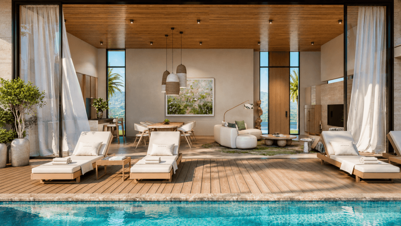Villas with mountain views in the center of Phuket, 3 bedrooms, 355.4 m²