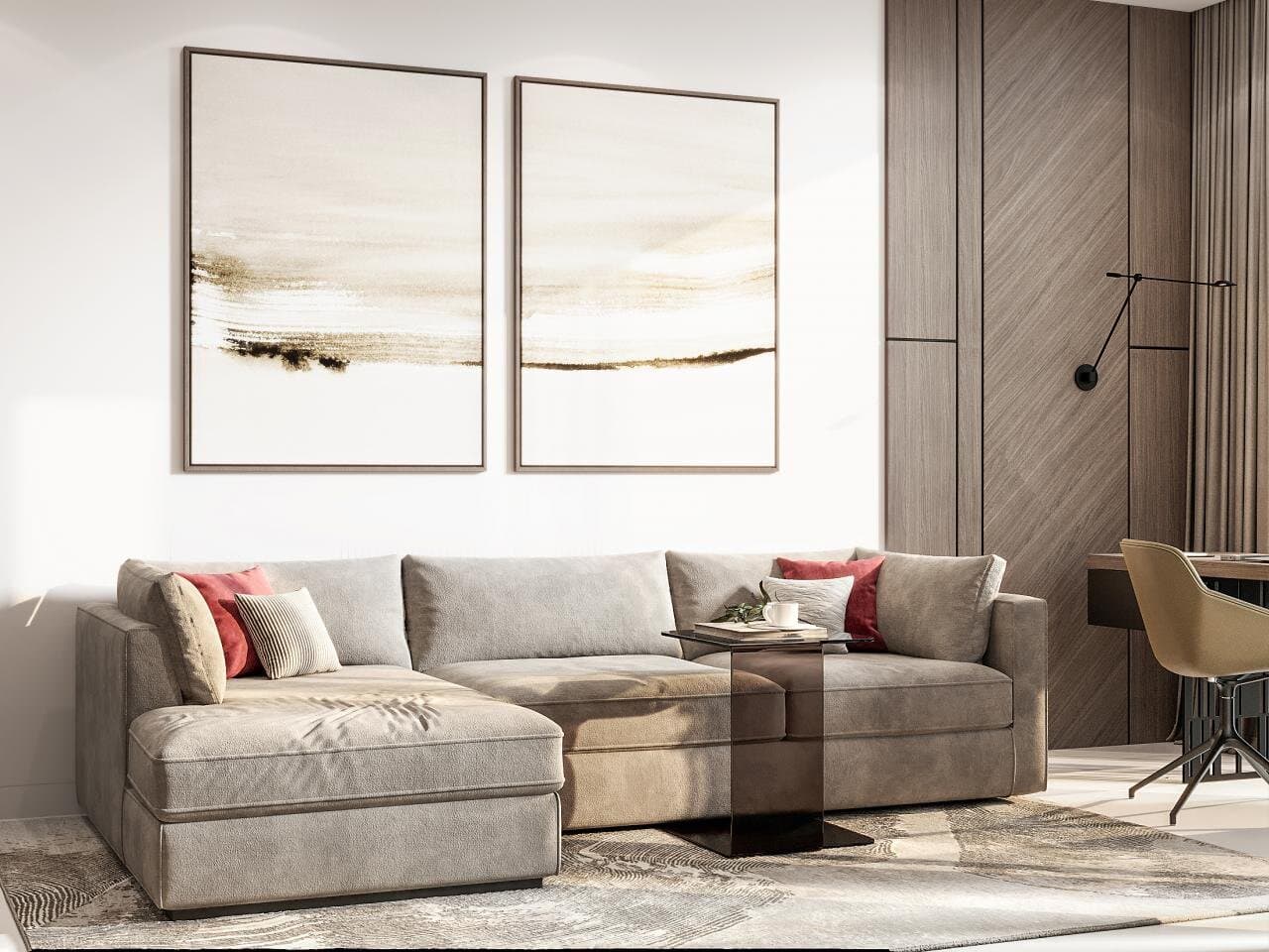 Appartement in hotelresidentieformaat nabij Laguna en Layan Beach, 2 slaapkamers, 53,6 m²