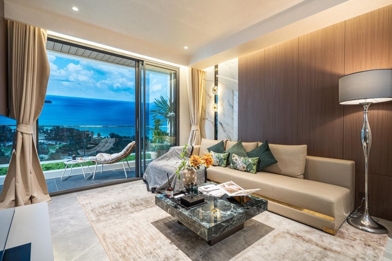 Uitzicht op zee, privacy en resortinfrastructuur Bang Tao, 1 slaapkamer, 43,42 m²