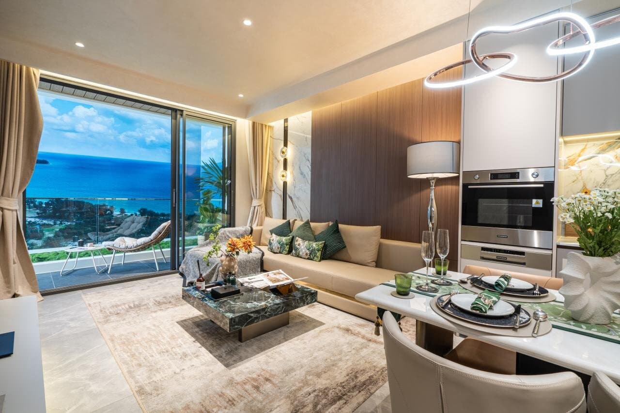 Uitzicht op zee, privacy en resortinfrastructuur Bang Tao, 1 slaapkamer, 43,42 m²