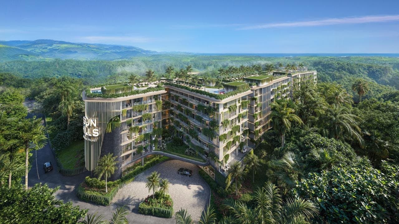 Appartement in hotelresidentieformaat nabij Laguna en Layan Beach, 2 slaapkamers, 53,6 m²