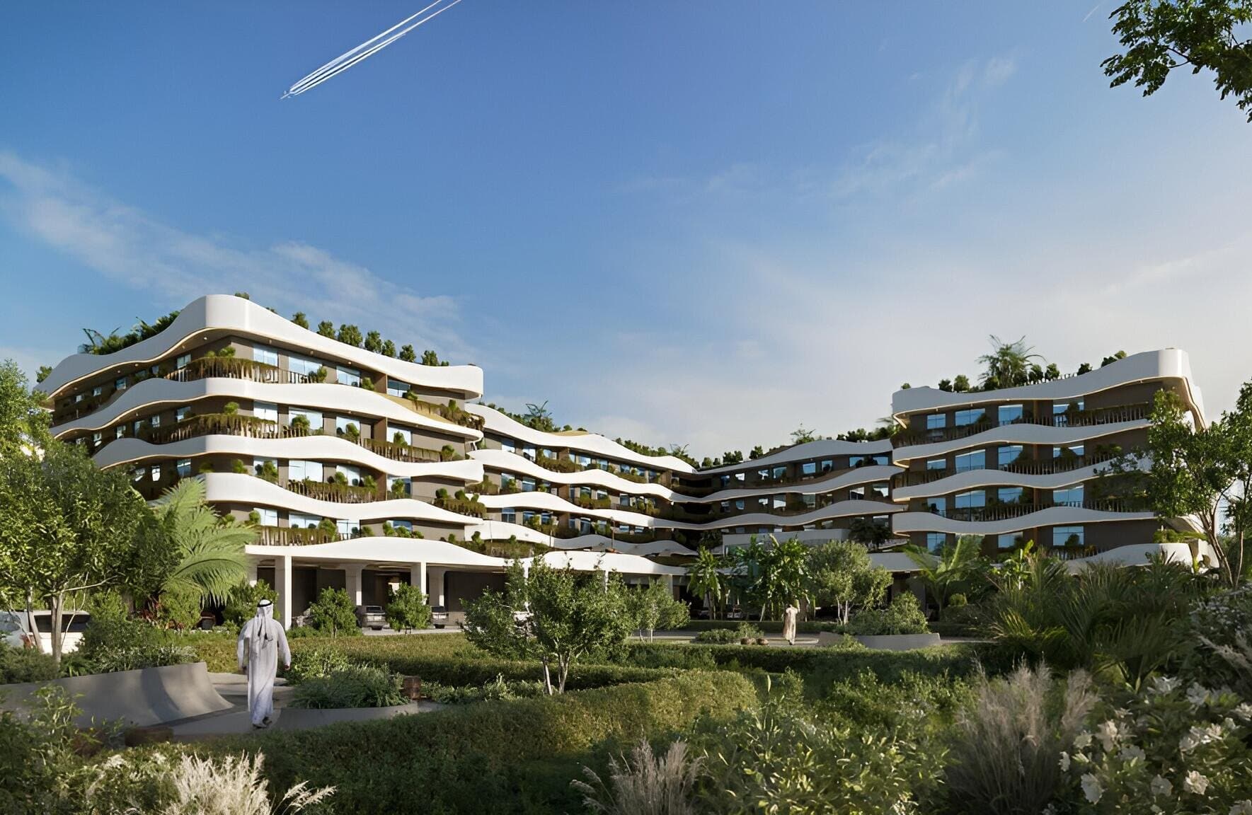 Oasis Residences, 1 BR, 54 m²