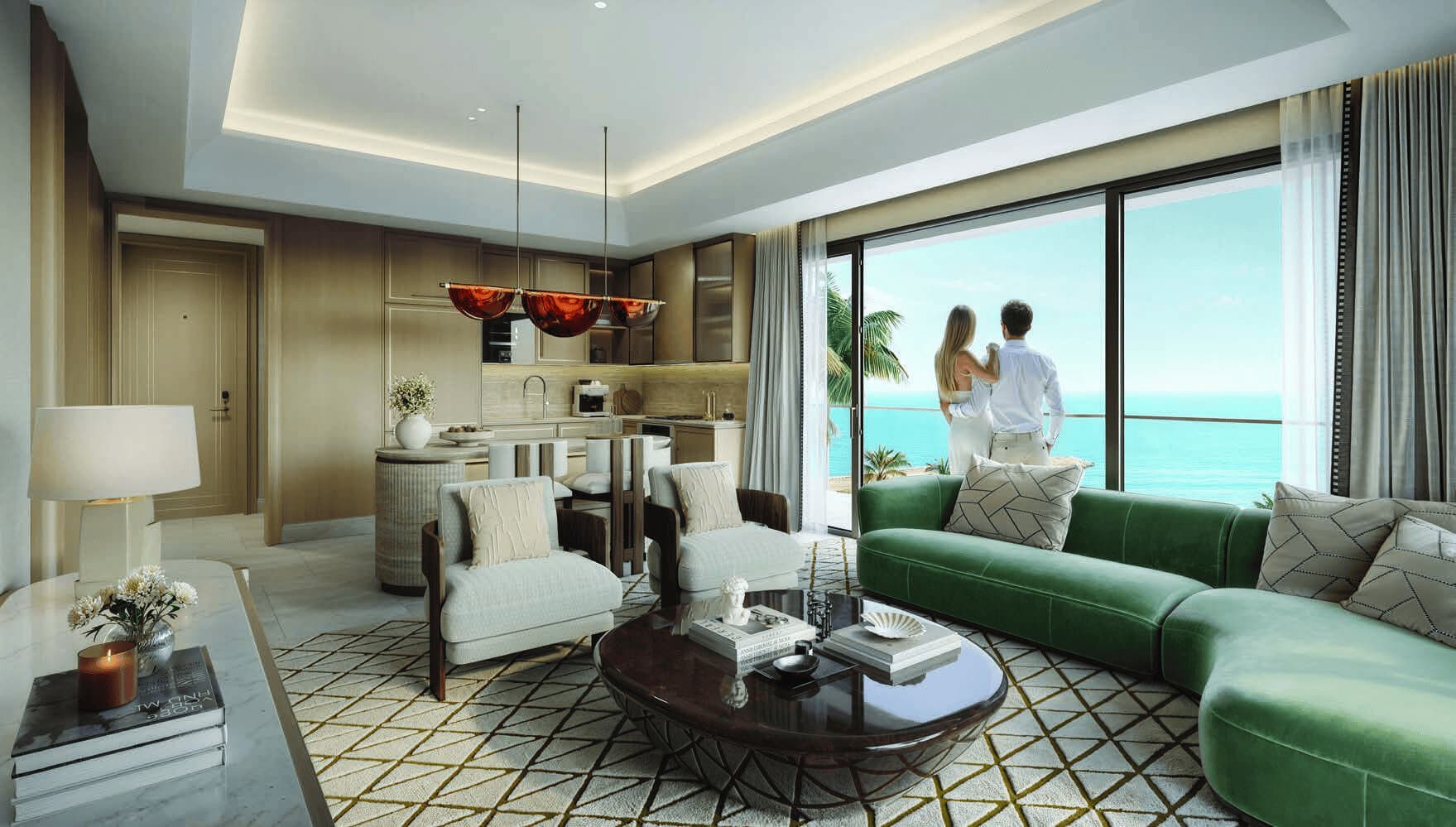 Fairmont Residences Al Marjan Island, 2 BR, 132 m²
