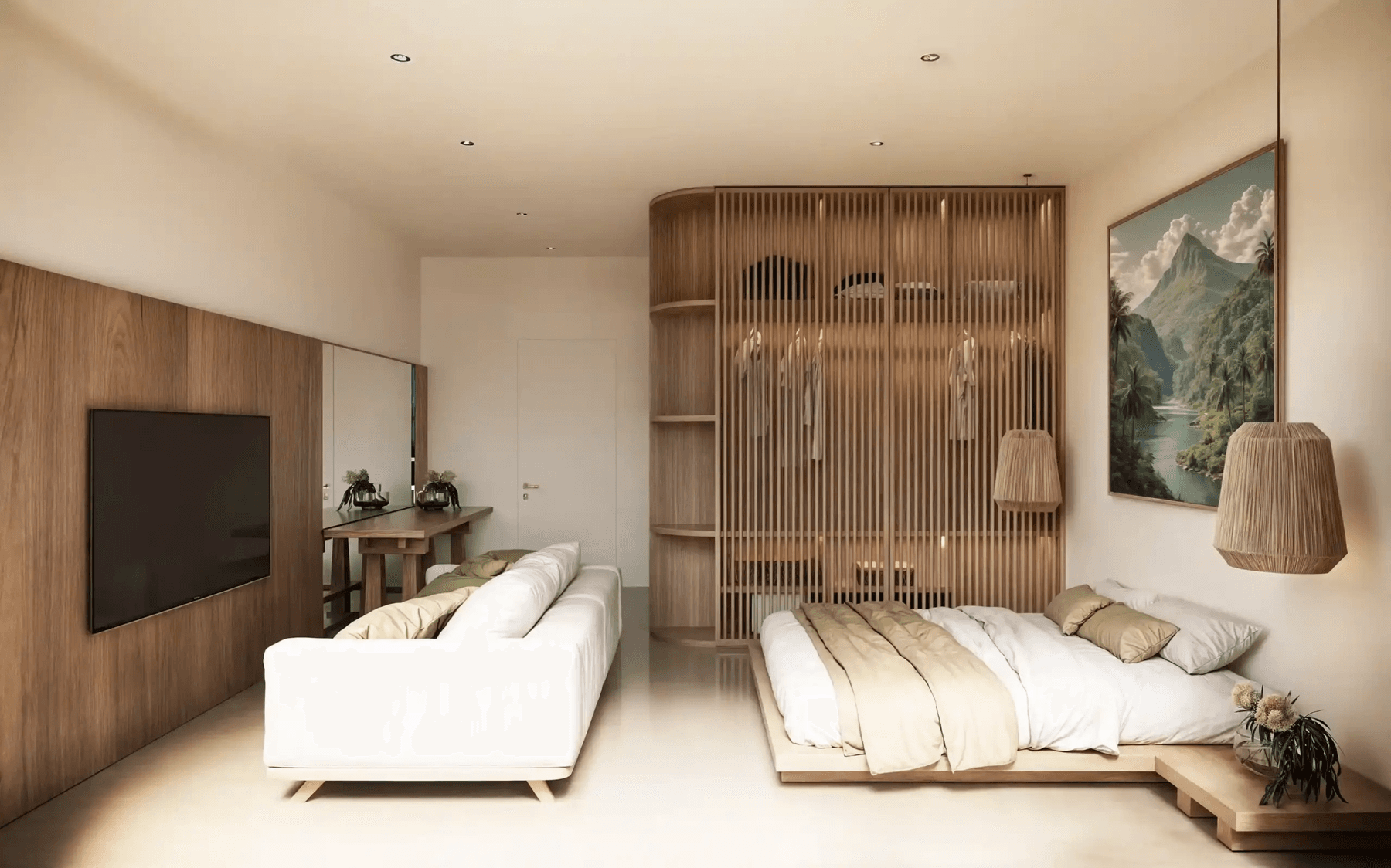 Pueblo Verde, estudio, 32 m²