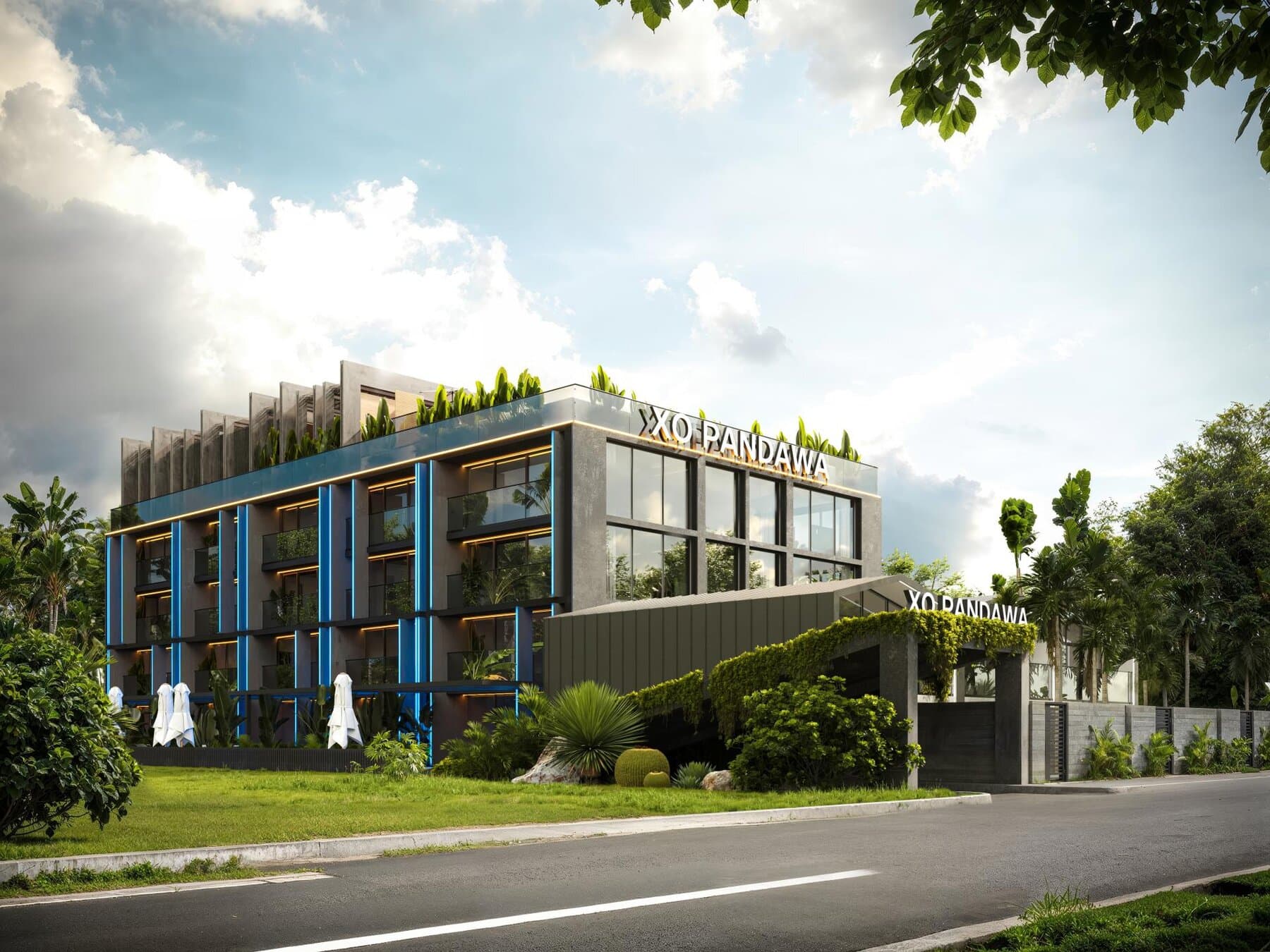 Villa in einem stilvollen Projekt auf Bali in der Gegend von Bukit, 1 Schlafzimmer, 100 m²