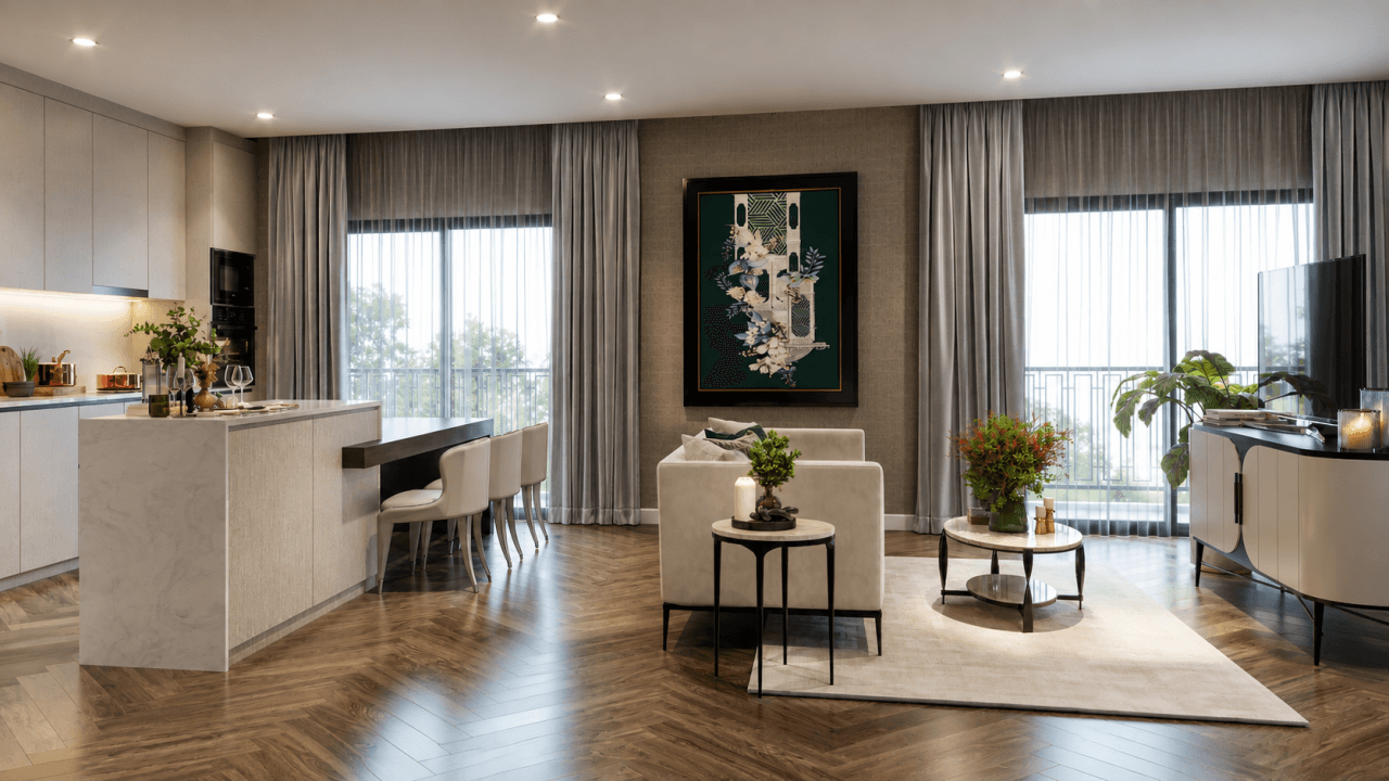 Geräumiges Apartment in The Title Heritage, Bang Tao!, 2 Schlafzimmer, 66 m²